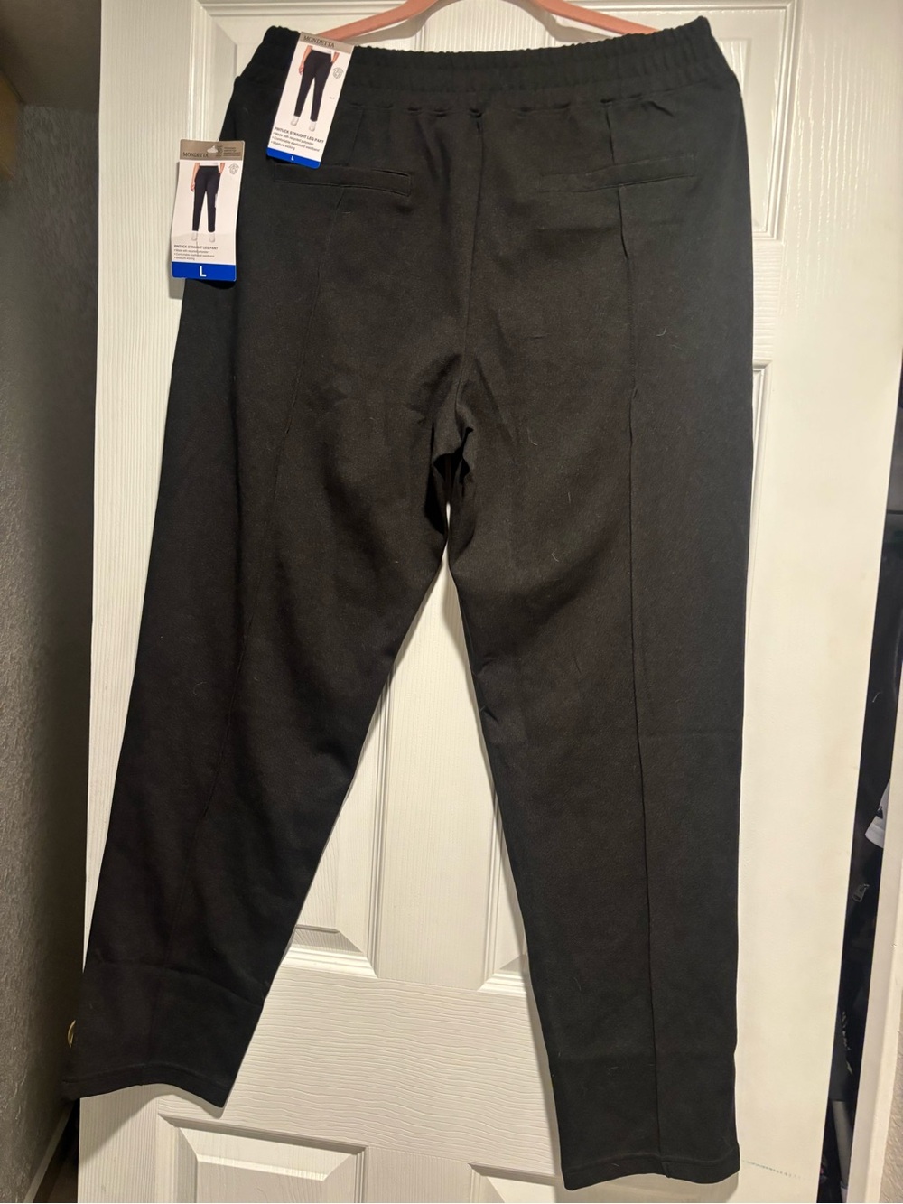Mondetta Black Large Elastic-Waist Pants